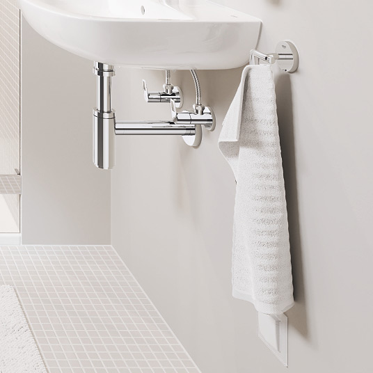 Grohe BauCosmopolitan wieszak na ręcznik kąpielowy prosty chrom 40459001 - Wysyłka w 24h