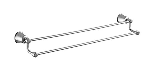 Omnires Art Line wieszak 65 cm na ręcznik podwójny chrom AL53226CR - Wysyłka w 24h