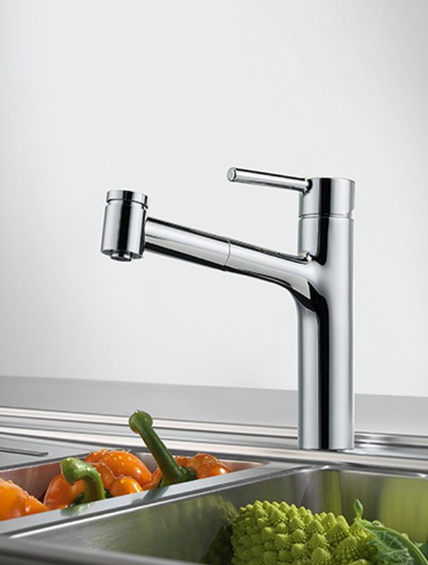 Franke Centro Pull-Out Spray bateria kuchenna stojąca z wyciąganą wylewką chrom 115.0600.131