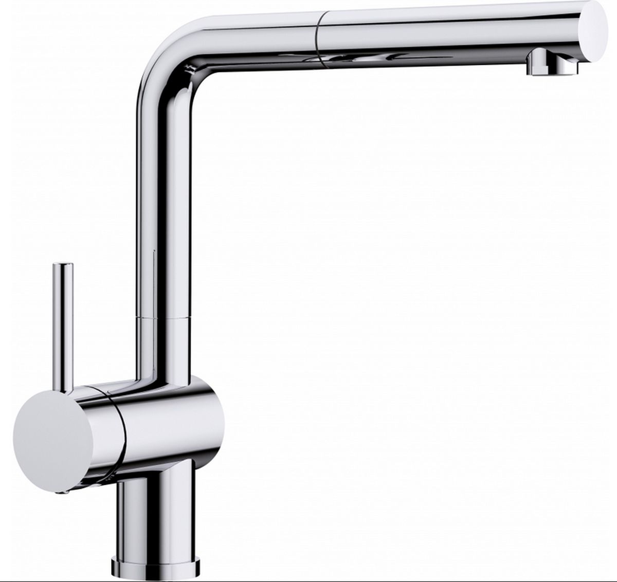 Blanco Linus-S bateria kuchenna stojąca z wyciąganą wylewką chrom 514016