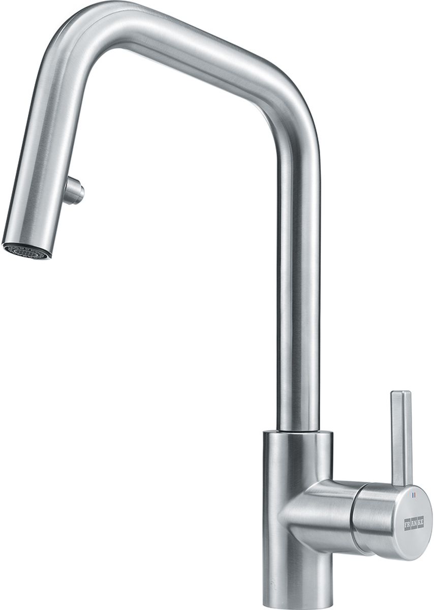 Franke Eos Neo U Pull-Out bateria kuchenna stojąca z wyciąganą wylewką stalowa 115.0529.207 - Wysyłka w 24h