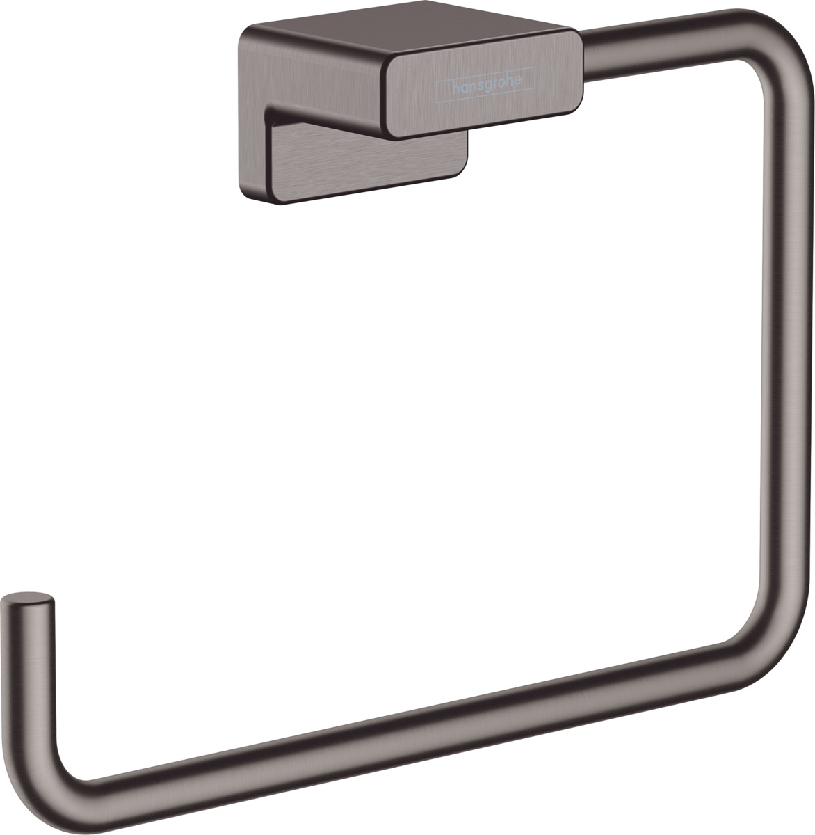Hansgrohe AddStoris wieszak na ręcznik czarny chrom szczotkowany 41754340