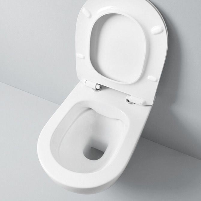 Art Ceram File 2.0 miska WC wisząca Rimless biały mat FLV00405;30