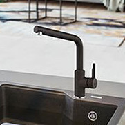 Franke Urban bateria kuchenna stojąca z wyciąganą wylewką onyx 115.0595.091