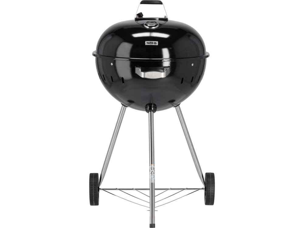Grill ogrodowy 54 cm z pokrywą i rusztem węglowym | YG-20300