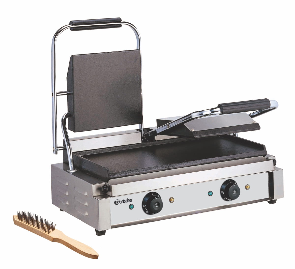 Grill kontaktowy podwójny gładki 3600W Bartscher