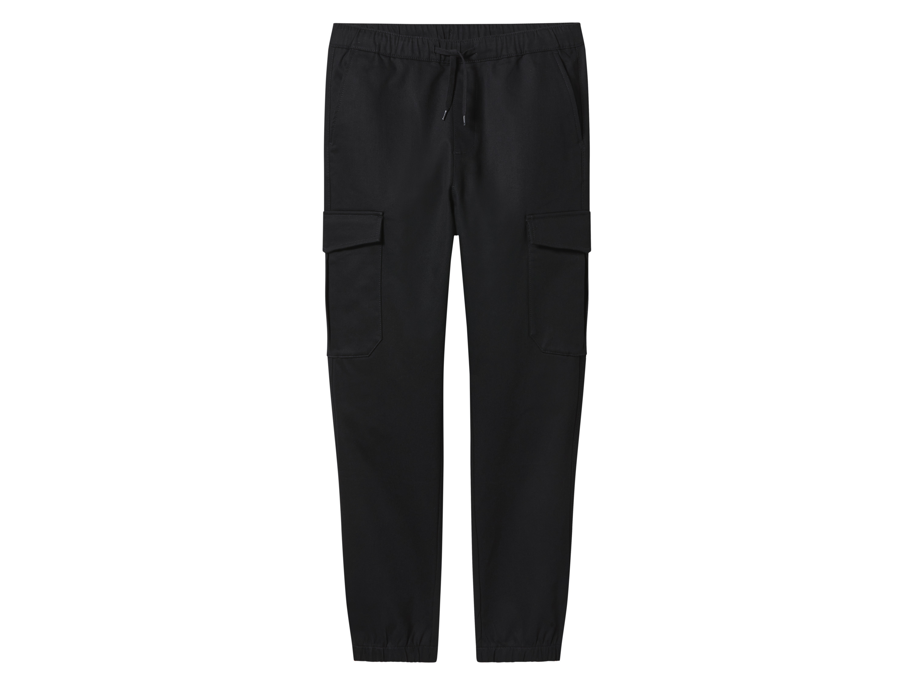 esmara Men Spodnie cargo męskie Czarny, XL 56/58