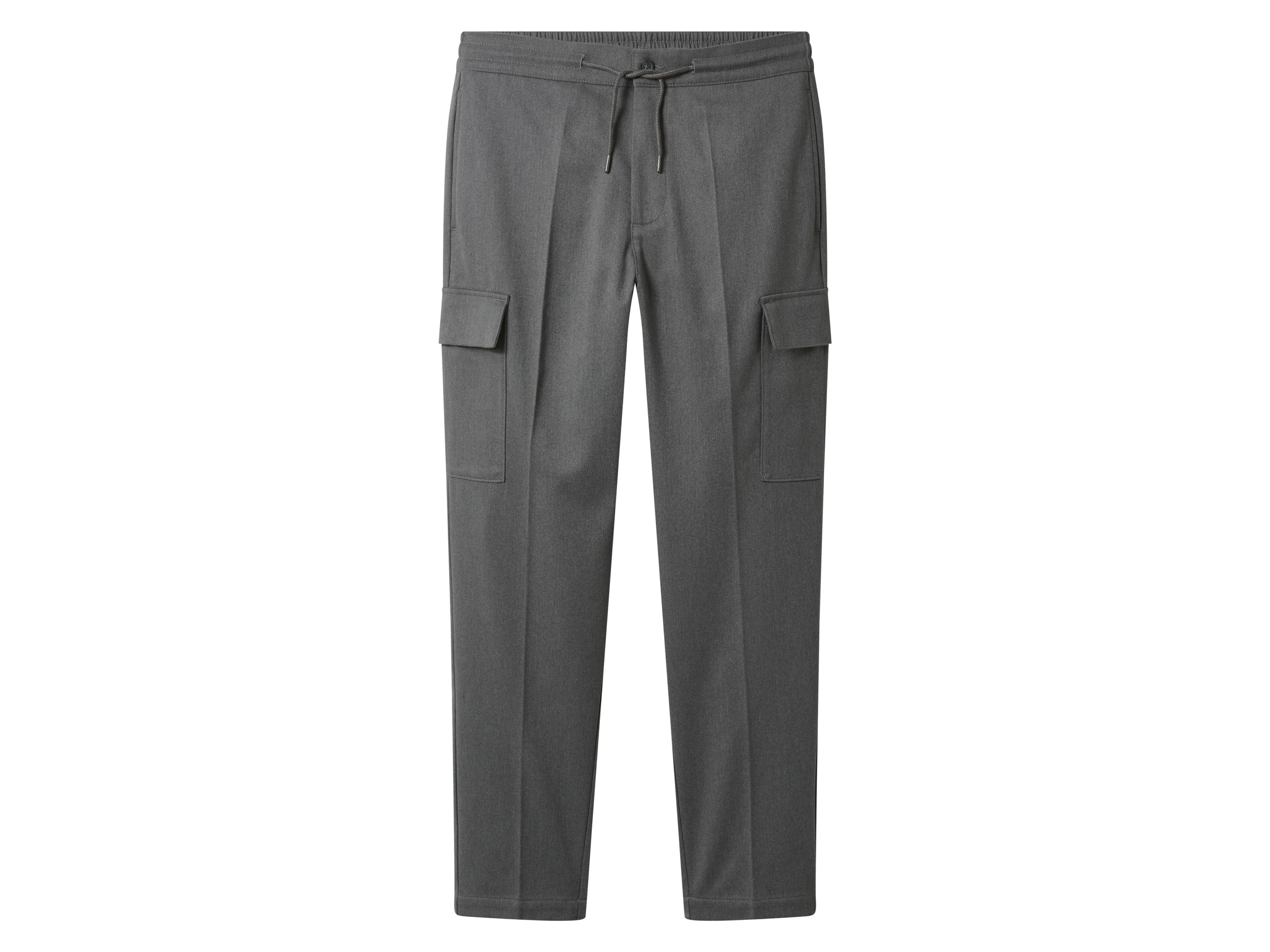 esmara Men Spodnie cargo męskie flanelowe Szary, XL 56/58