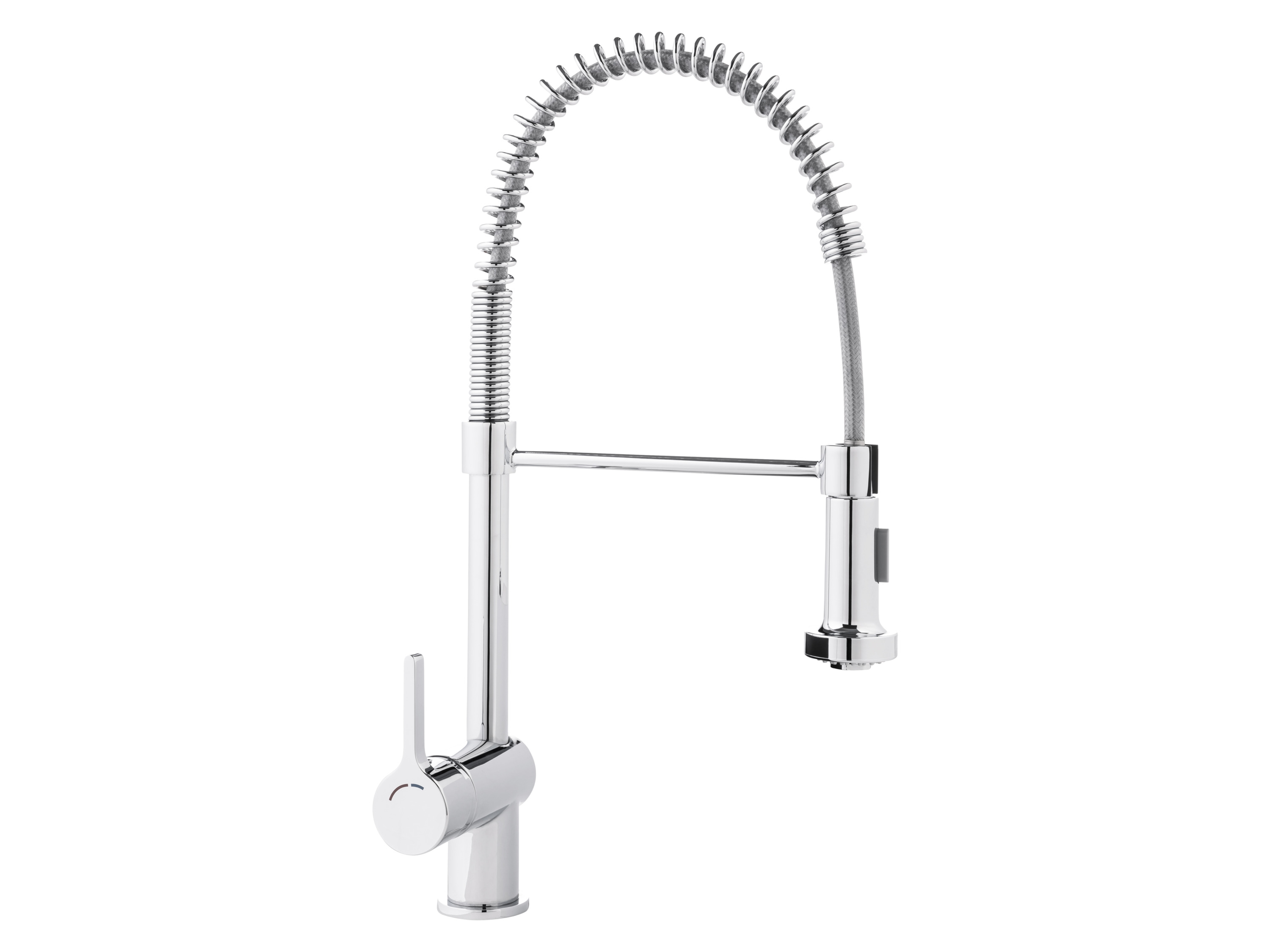 Livarno home Bateria kuchenna z wyciąganą wylewką Armatura ze spiralną wylewką