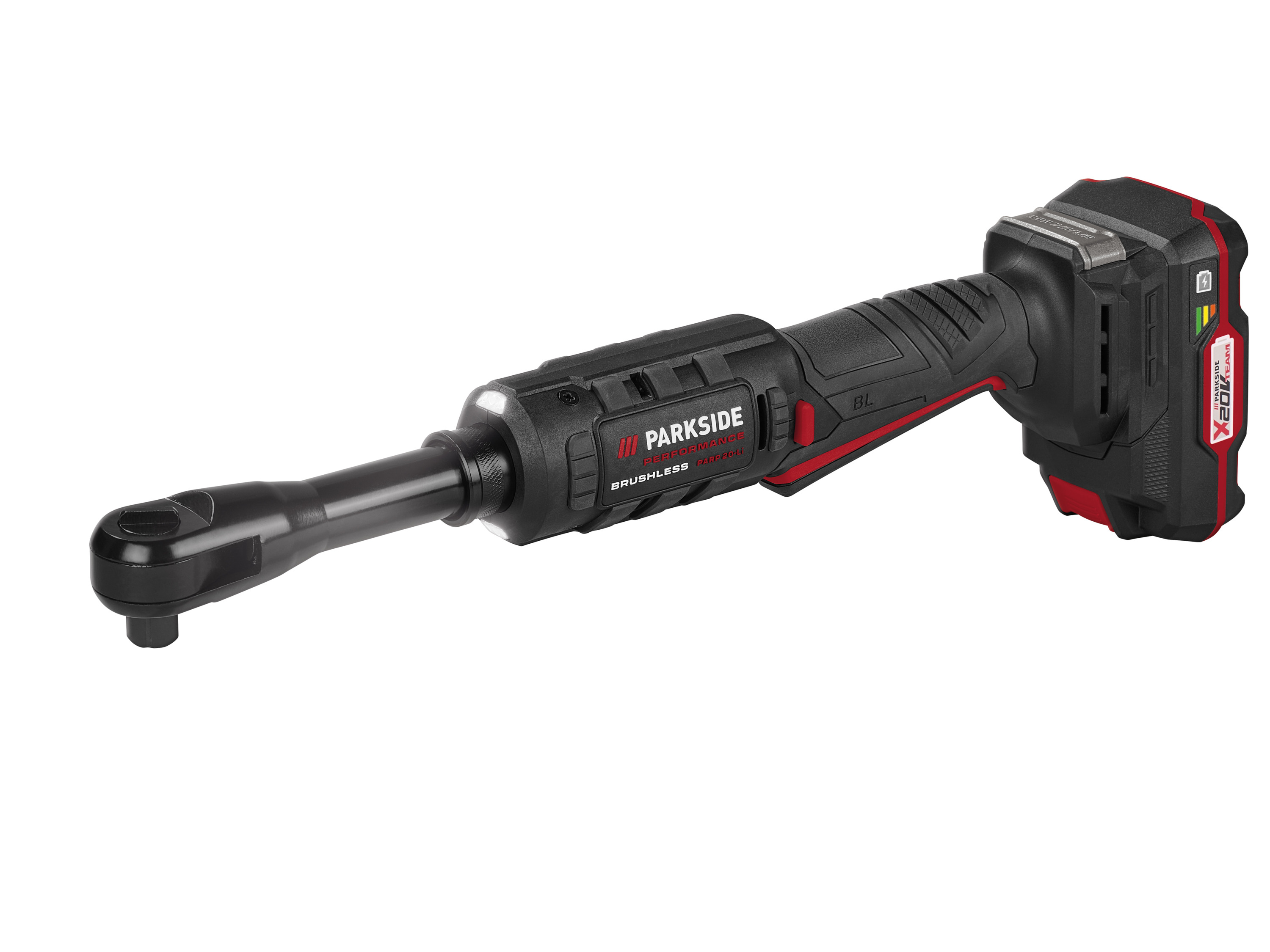 Parkside Performance Akumulatorowa grzechotka, 20 V, Parp 20-Li A1 z akumulatorem i ładowarką
