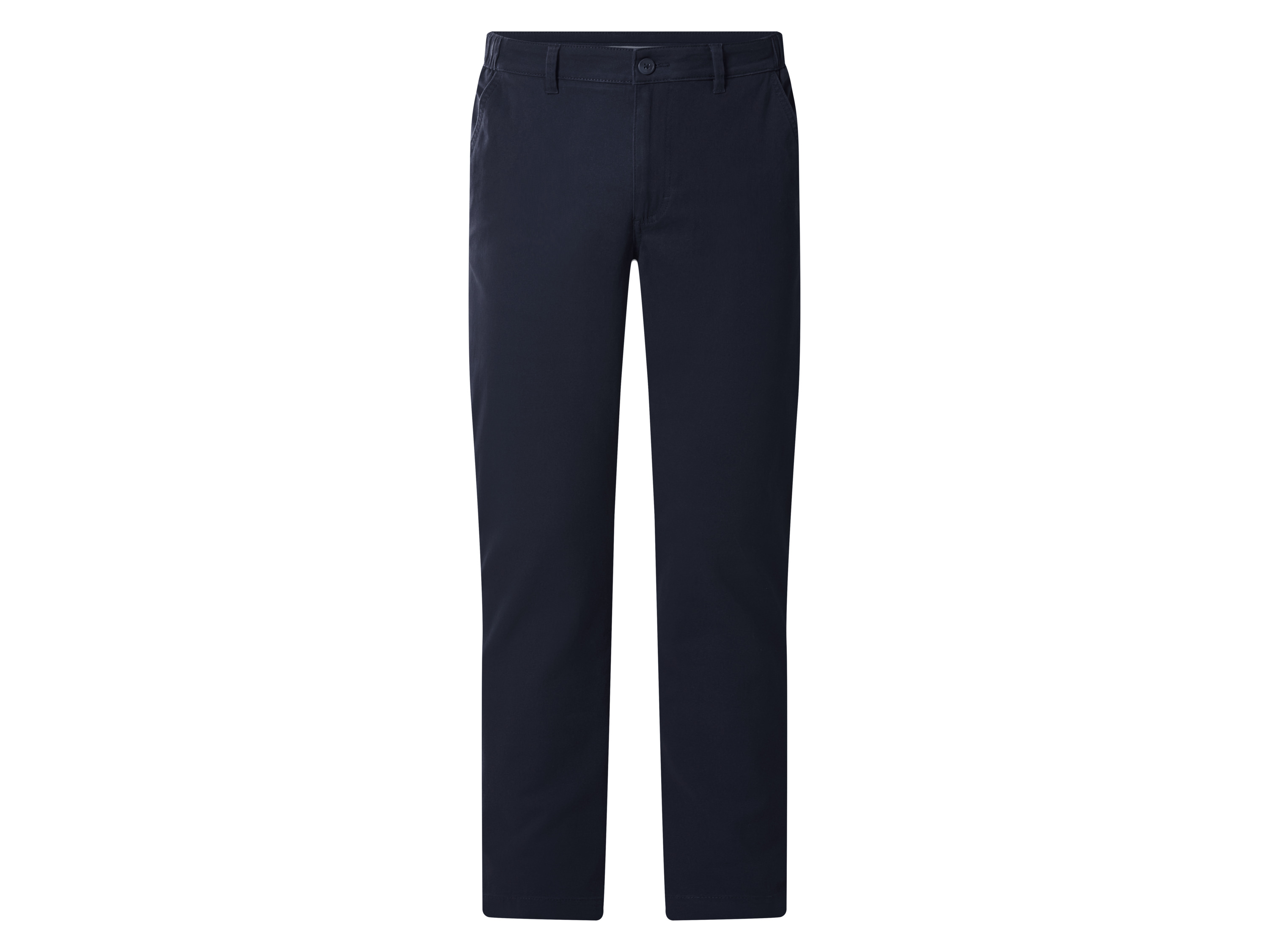 esmara Men Spodnie chino slim fit męskie Granatowy, XL 56/58