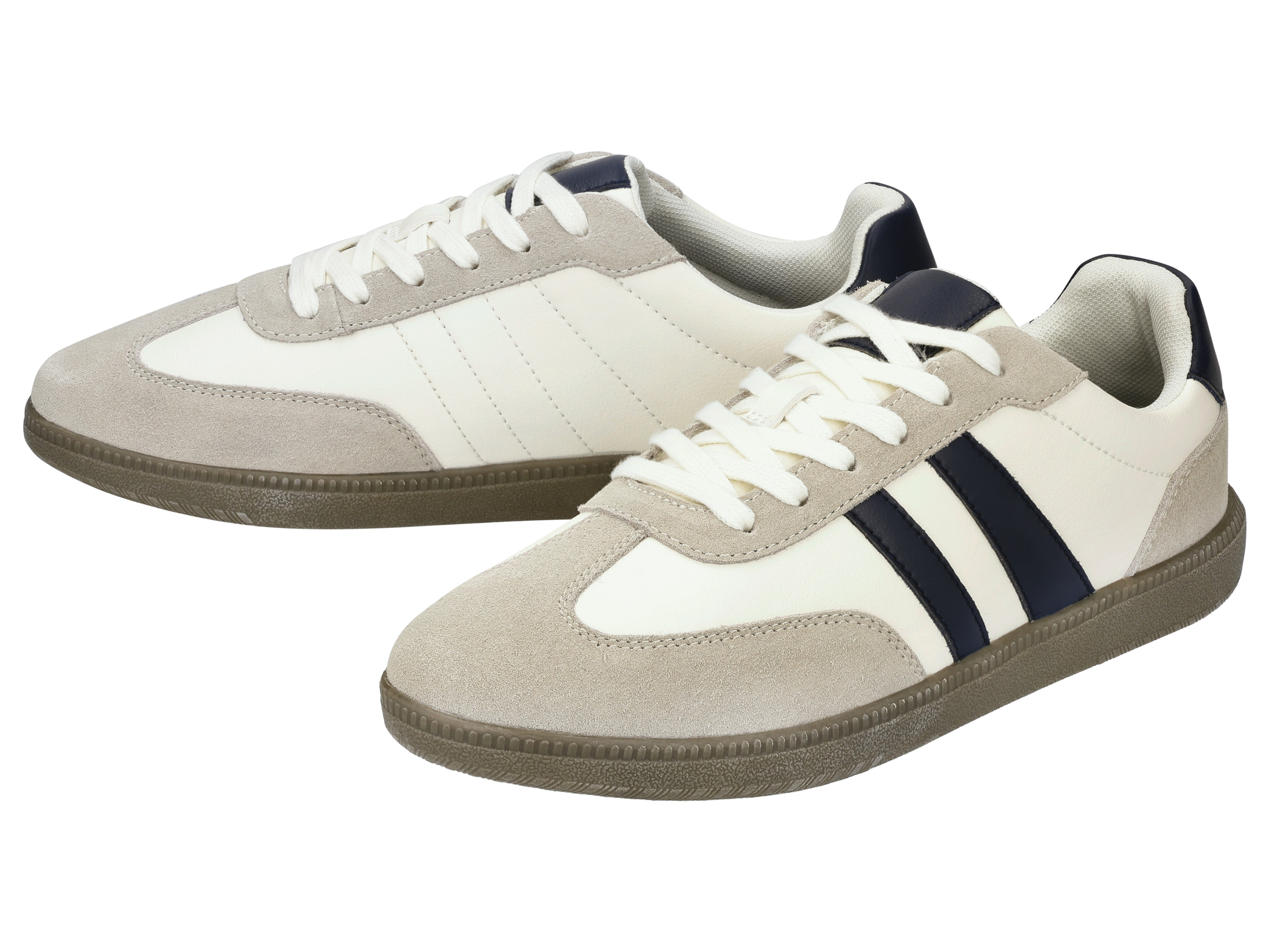 esmara Men Buty sneakersy męskie Biały/ szary, 43