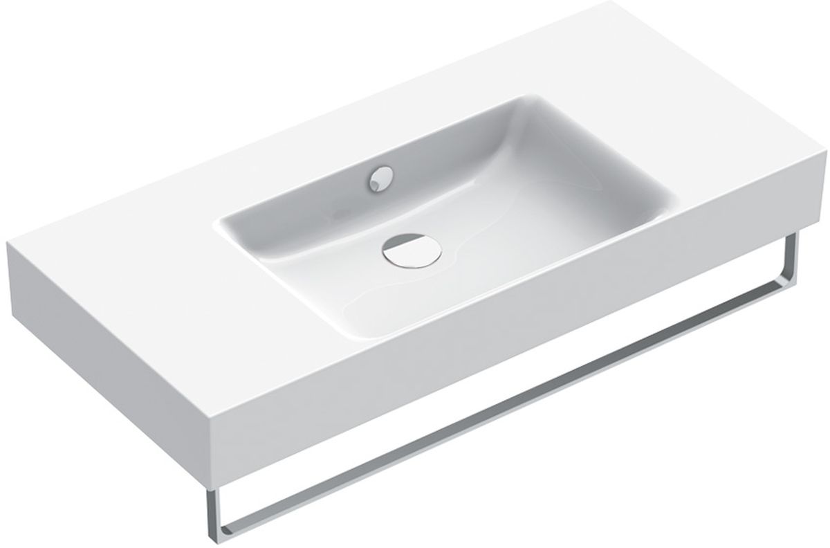 Darmowa Dostawa - Umywalka 100x47 cm prostokątna ścienna-meblowa-nablatowa biała Catalano New Premium 0221010001
