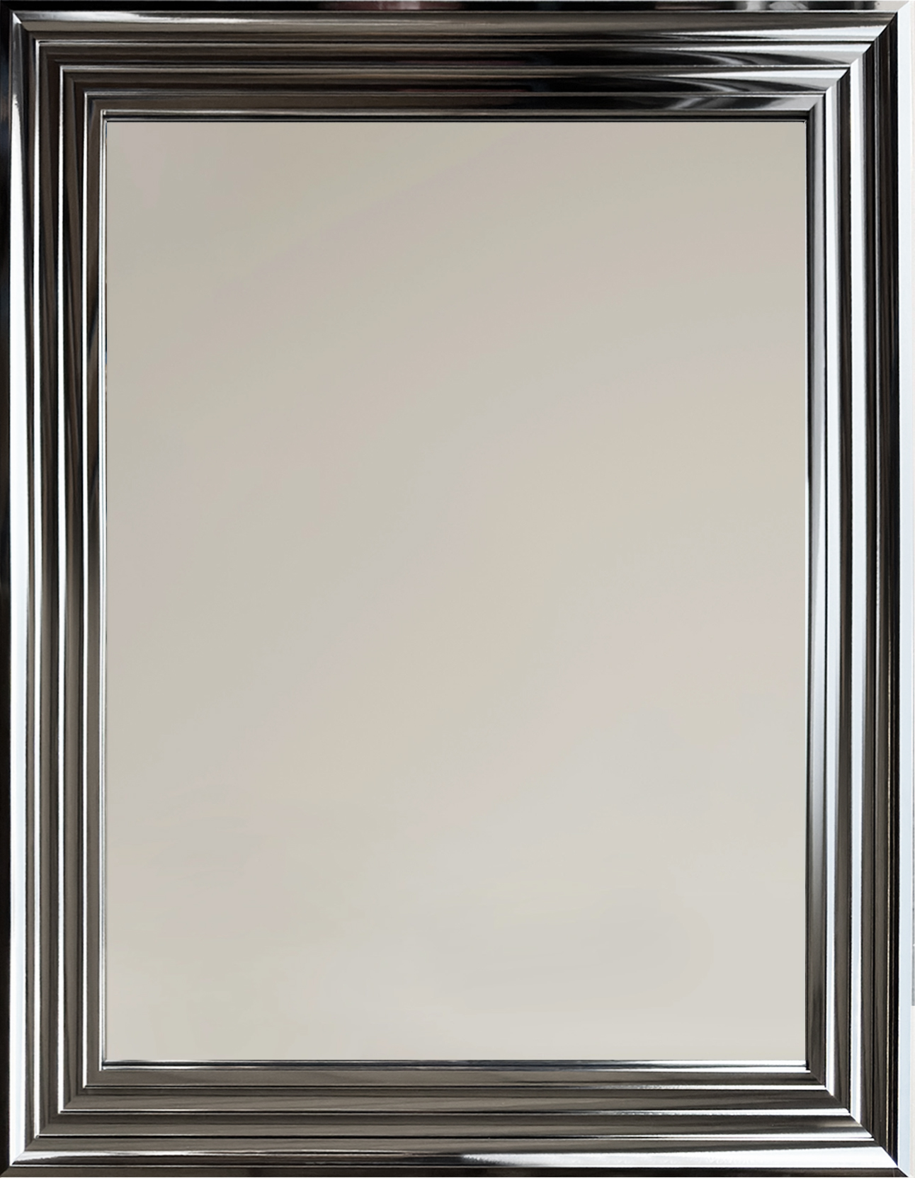 Darmowa Dostawa - Lustro 134.6x74.6 cm prostokątne nikiel Ars Longa Malaga MALAGA60120N