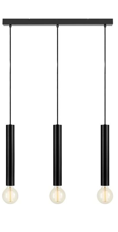Darmowa Dostawa - Lampa wisząca 3x40 W czarna Markslöjd Sencillo 108262