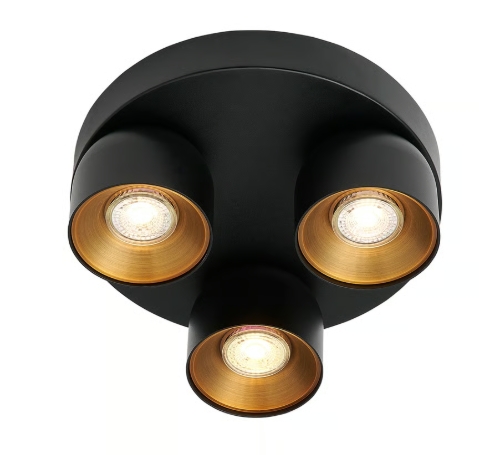 Darmowa Dostawa - Lampa podsufitowa 3x10 W czarna Nordlux Pitcher 2310420103