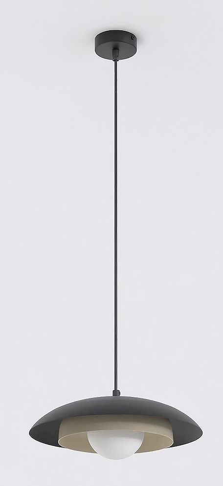 Darmowa Dostawa - Lampa wisząca 1x8 W czarna-cappuccino Emibig Skin 16041
