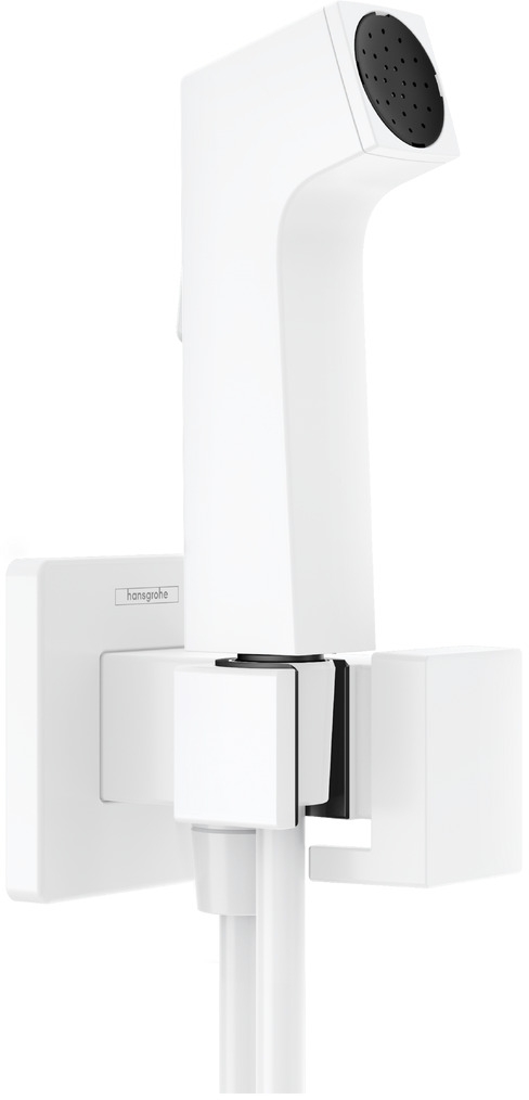 Darmowa Dostawa - Zestaw słuchawki bidetowej ścienny biały Hansgrohe Bidette 29231700