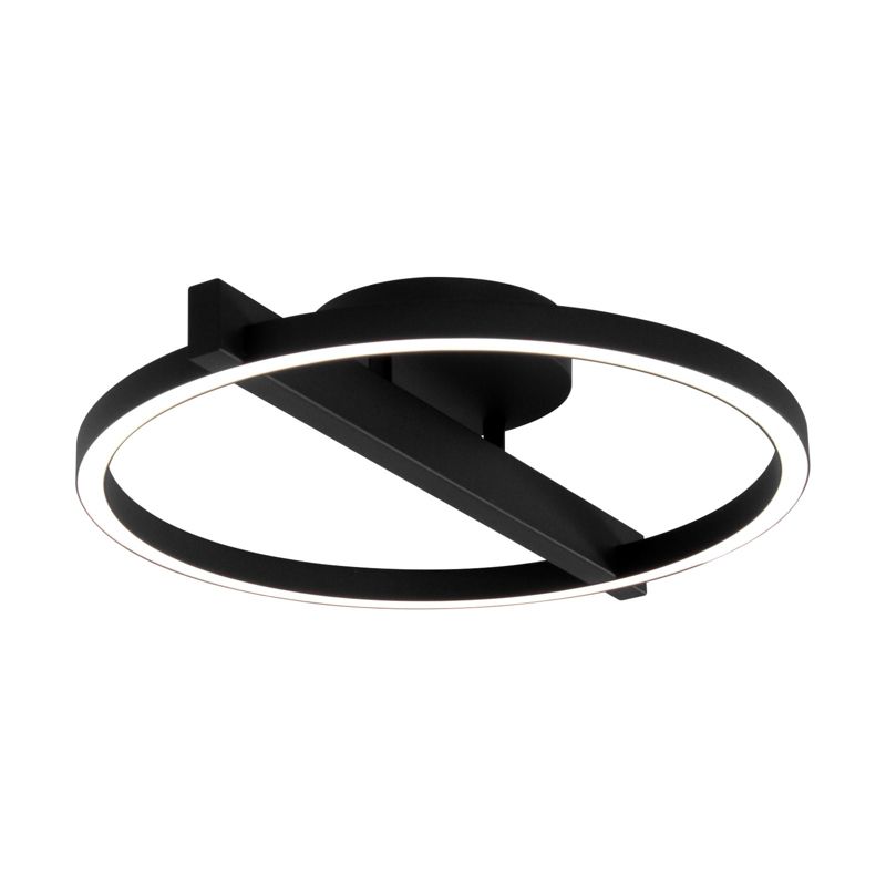 Lampa wisząca Kaja TIVOLI czarna LED 24W barwa biała zmienna 3000-4000-6000K 2880lm IP20 - 1 szt.