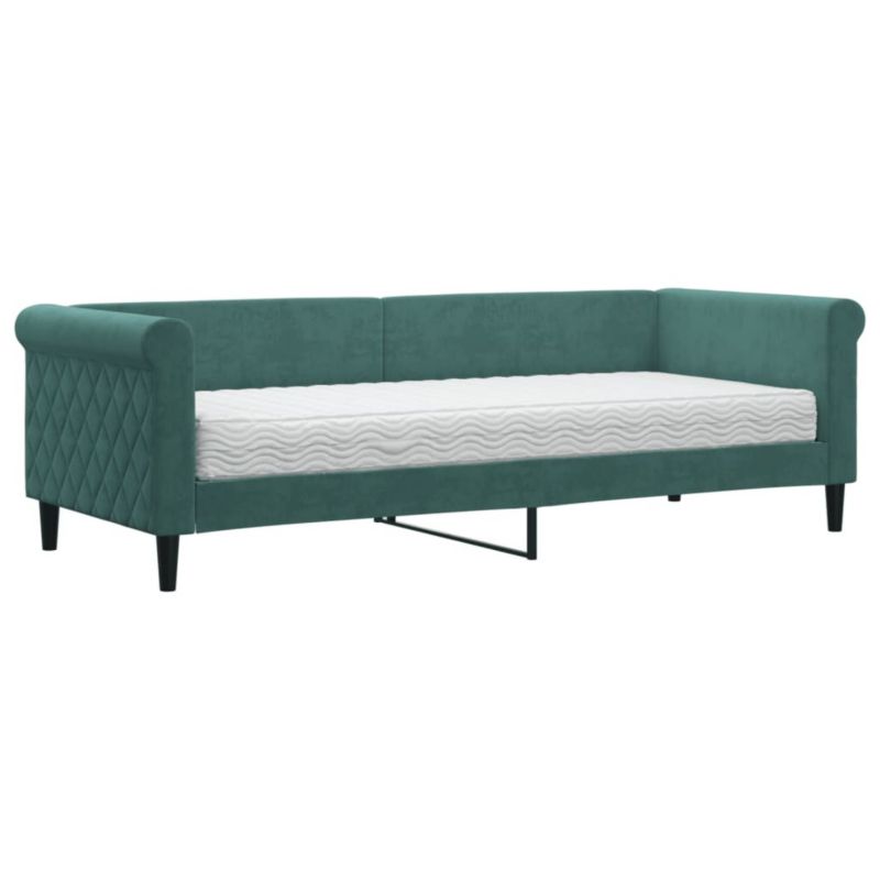 Łóżko dzienne WaszeMeble 80x200 cm ciemnozielona WM-3197742 1 szt.