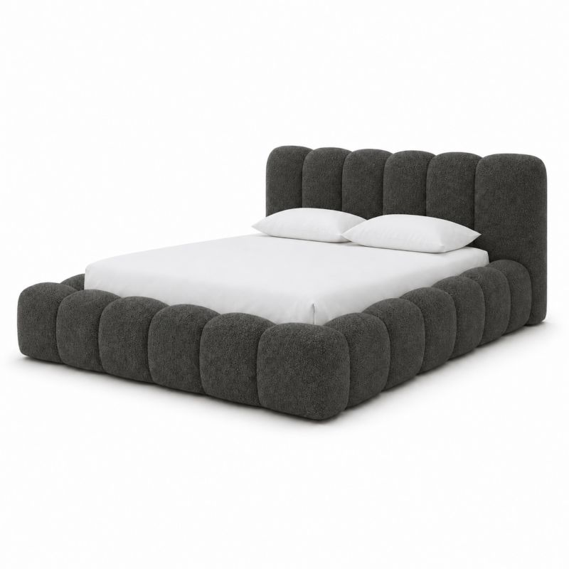 Łóżko SOFELLO tapicerowane Bubi 200x200 metalowy stelaż quelle 92 1szt.