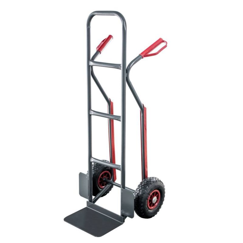 Wózek Mega-M TM285 młynarka transportowy magazynowy taczkowy z płozami 200kg koła łożyskowane 1szt.