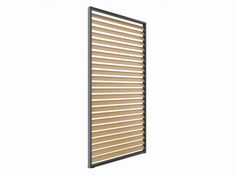 Panel żaluzjowy Mirpol do pergoli aluminiowy, funkcyjny 3m drewno 1 szt.