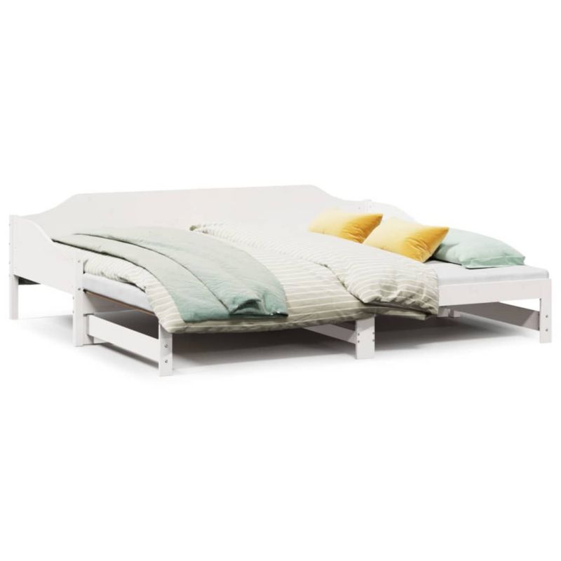 Łóżko dzienne WaszeMeble 90x200 cm rozsuwane białe WM-850906 1 szt.