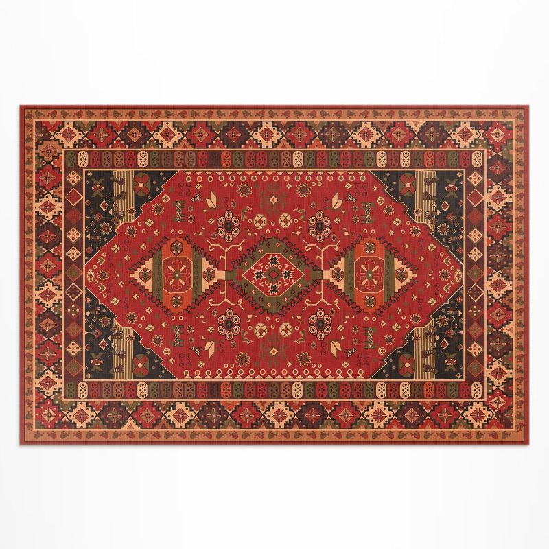 Balkonowy Dywan Winylowy UV Wallfluent 120x180 cm Styl antyczny motywy roślinne vintage 1 szt.