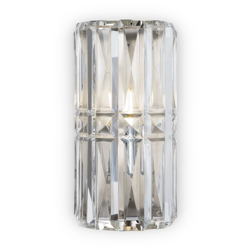 Kinkiet ścienny Maytoni Facet chromowany transparentny szkło kryształowe 1 x E14 x 60W IP20 wym: 25 x 13 x 10 cm - 1 szt.