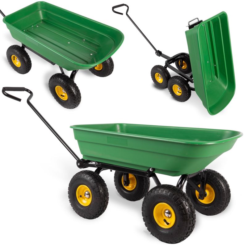 Wózek ogrodowy Humberg transportowy taczka wywrotka przyczepka 3w1 200 kg 1szt.