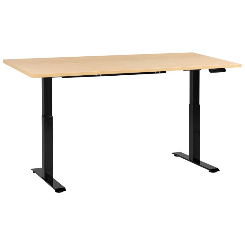 Biurko regulowane elektrycznie Destines Czarny/ jasny brąz 180 cm 72 cm 1 szt.
