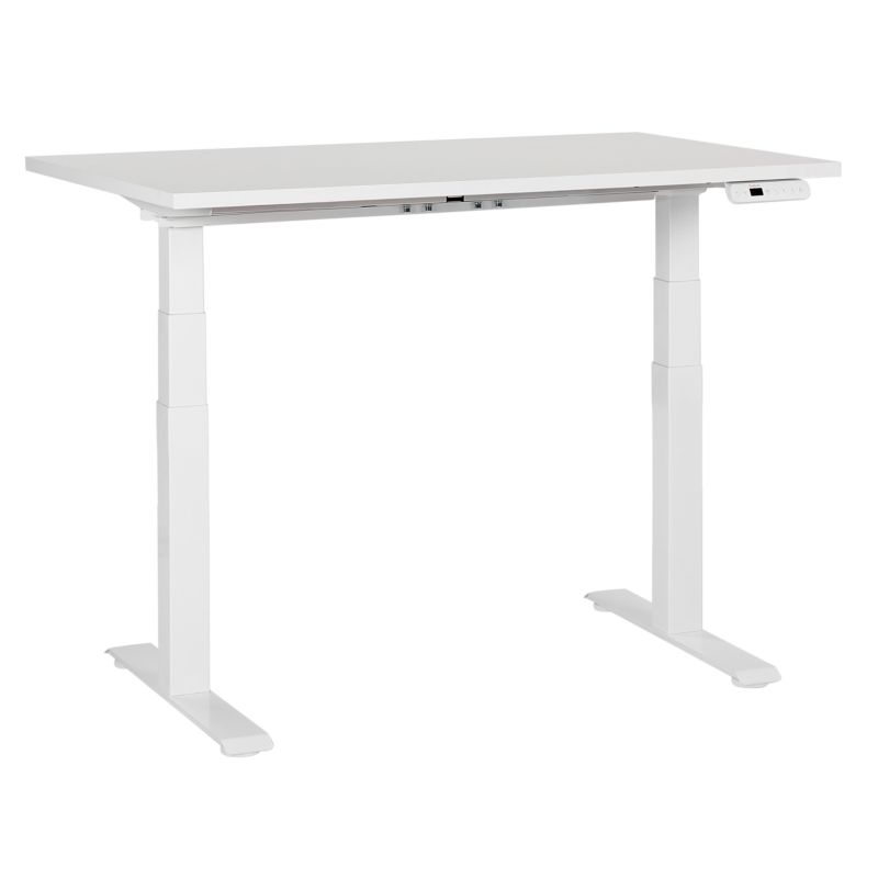 Biurko regulowane elektrycznie Destines Biały 120 cm 72 cm 1 szt.