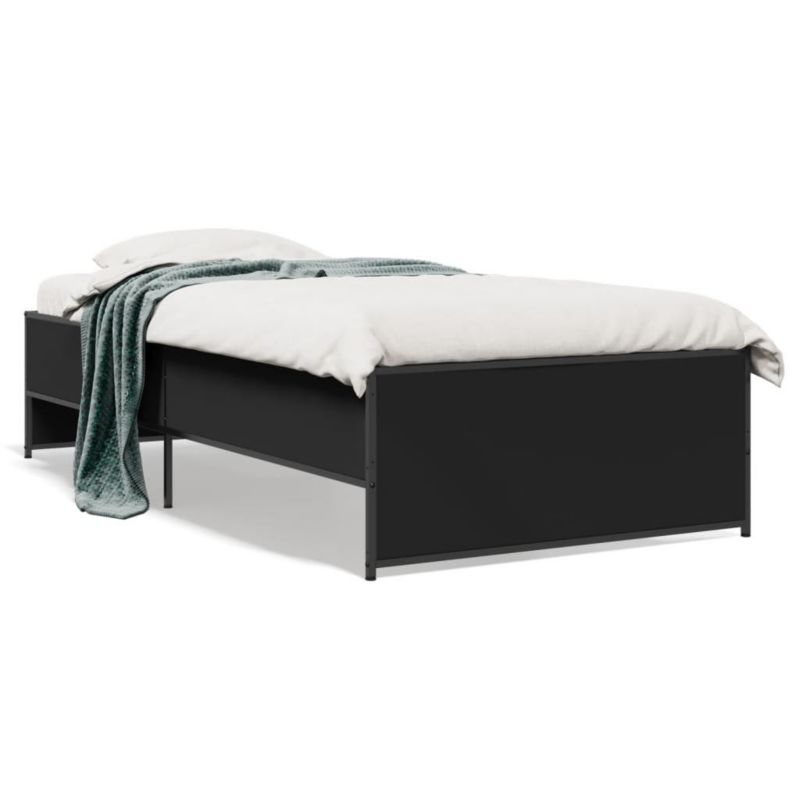 Łóżko metalowe WaszeMeble 100x200 cm czarna WM-845236 1 szt.