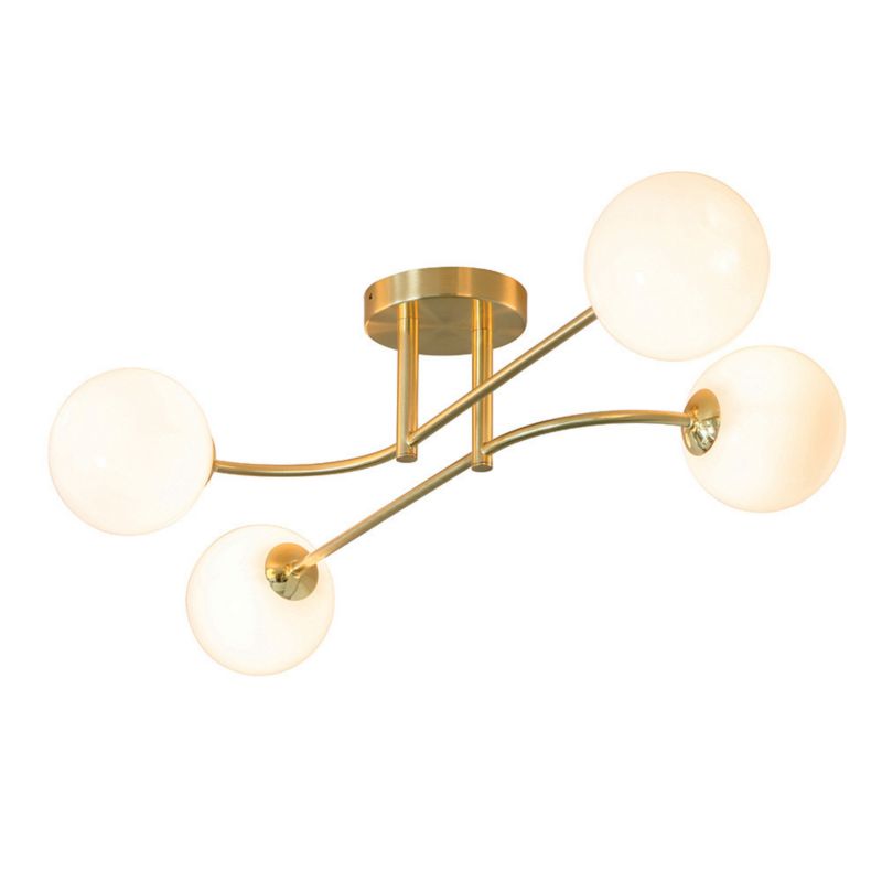 Lampa sufitowa zagięte rurki Endon OTTO złota 4xG9x8W IP20 - 1 szt