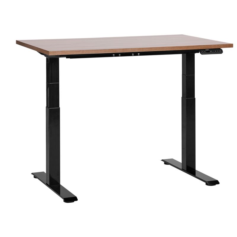 Biurko regulowane elektrycznie Destines Brązowy/ czarny 120 cm 72 cm 1 szt.