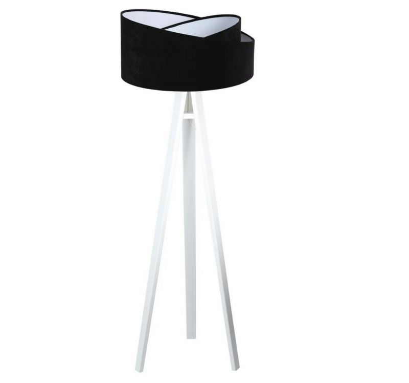 Lampa Bps Koncept stojąca GEMSTONE czarna/biała 1 szt