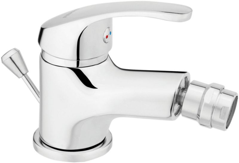 Bateria bidetowa Ferro Basic Chrom jednouchwytowa, korek automatyczny, 1 szt.