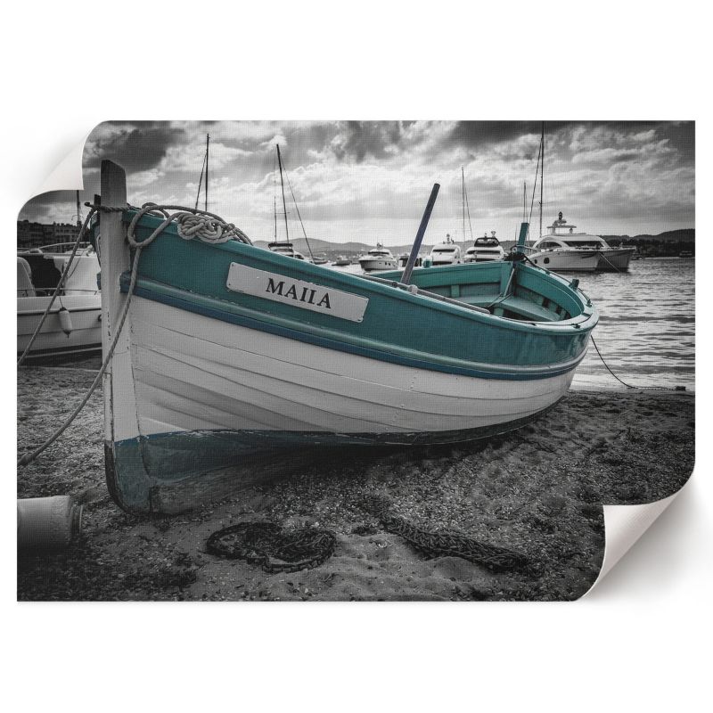 Plakat Do Salonu ArtPrintCave 42x29,7 cm Łódź na plaży Tomasz Mazur 1 szt.
