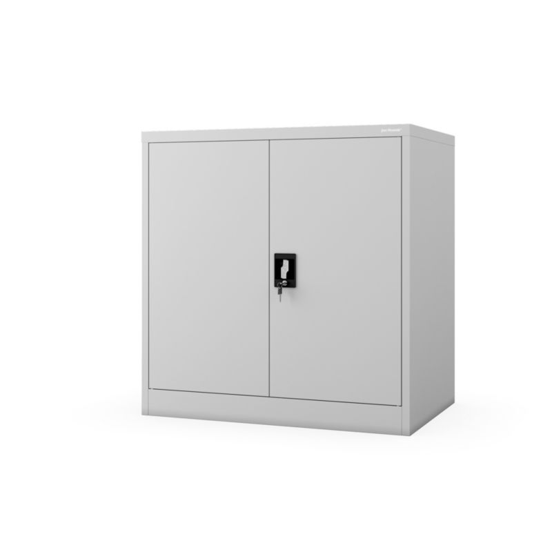 Szafka metalowa zamykana biurowa, warsztatowa BEATA D600 900 x 930 x 600 mm szara 1szt