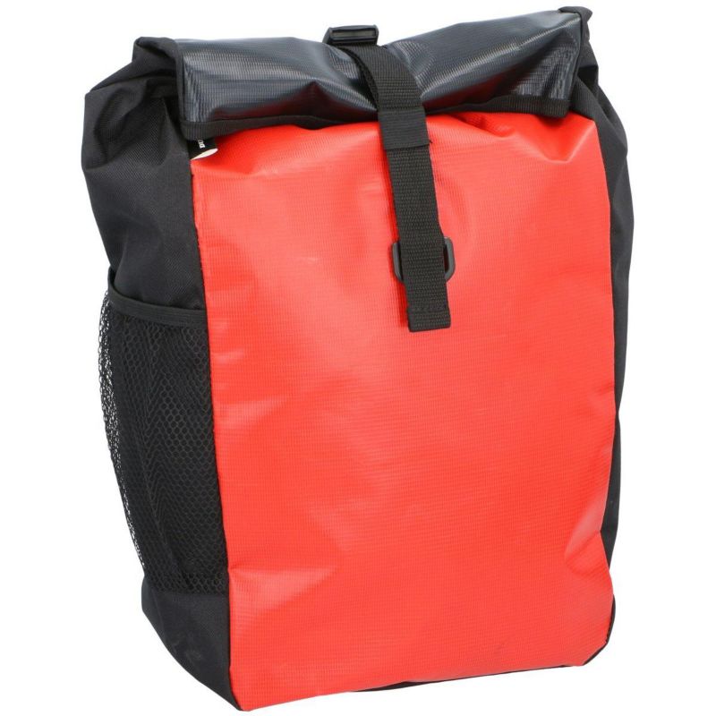Sakwa Dunlop torba rowerowa wodoszczelna tylna na bagażnik czerwona 15l 1szt.