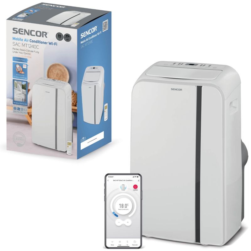 Klimatyzator Sencor SAC MT1240C Przenośny Wi-Fi 1szt