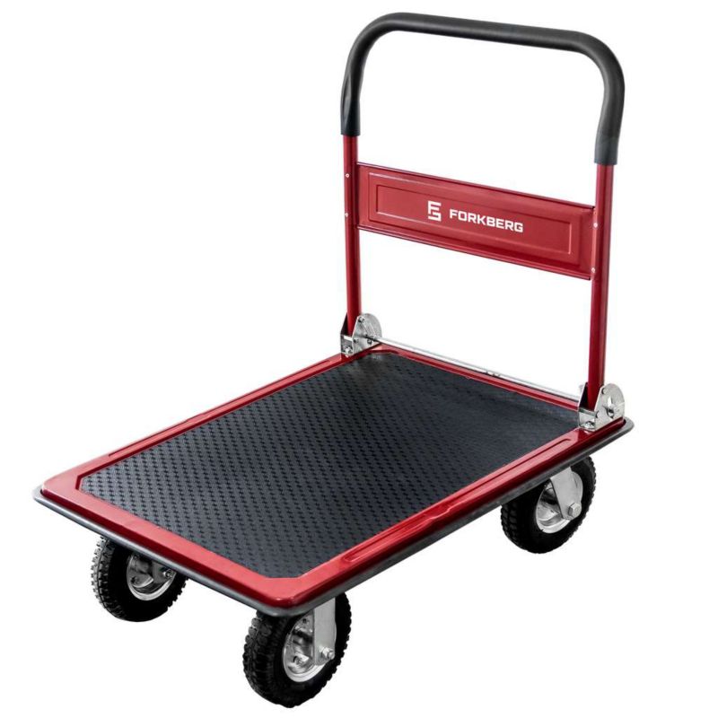 Wózek Forkberg transportowy platformowy koła pneumatyczne 450kg 1szt.