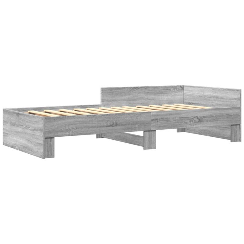 Łóżko drewniane WaszeMeble 90x190 cm szary WM-849591 1 szt.