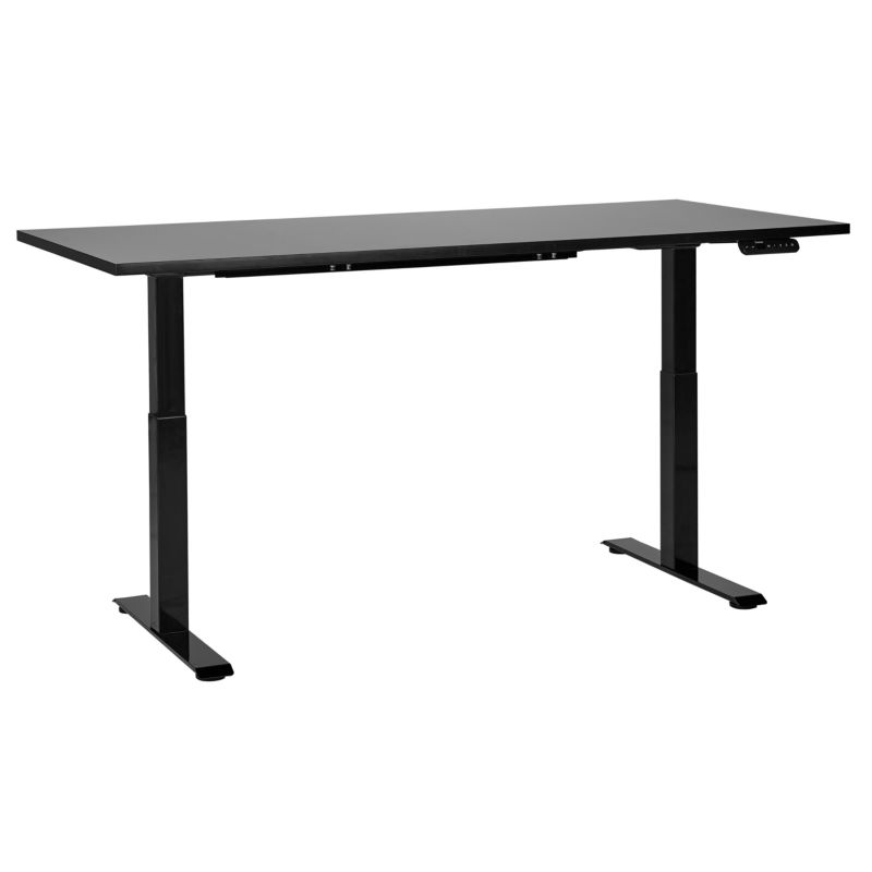 Biurko regulowane elektrycznie Destines Czarny 180 cm 80 cm 1 szt.