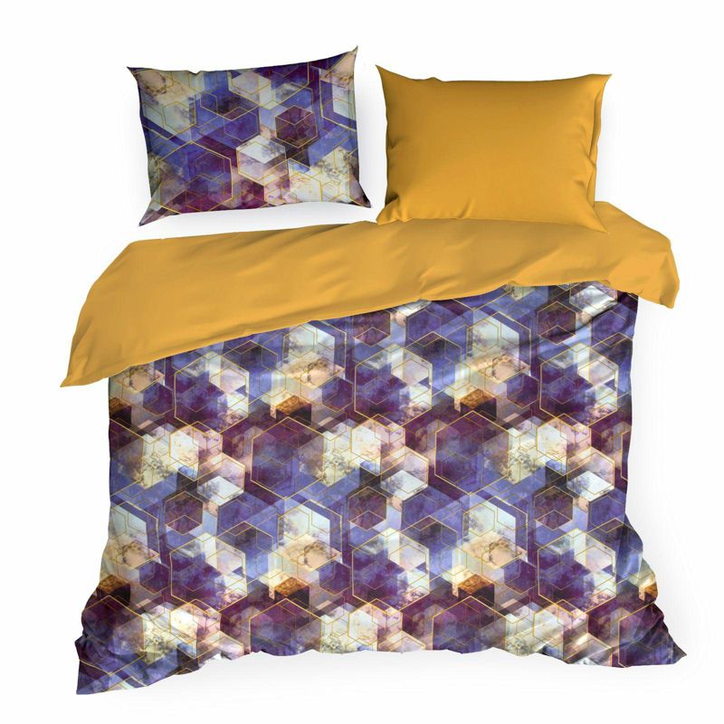 Pościel Vitrage Eurofirany fioletowy 220x200 bawełna 1 kpl.