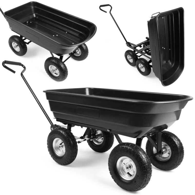 Wózek ogrodowy Humberg transportowy taczka wywrotka przyczepka 3w1 300 kg 1szt.
