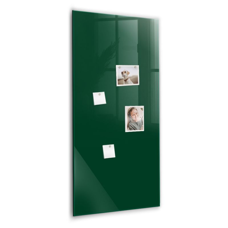 Szklana tablica magnetyczna Wallfluent 60x120 cm Kolor butelkowa zieleń 1 szt.