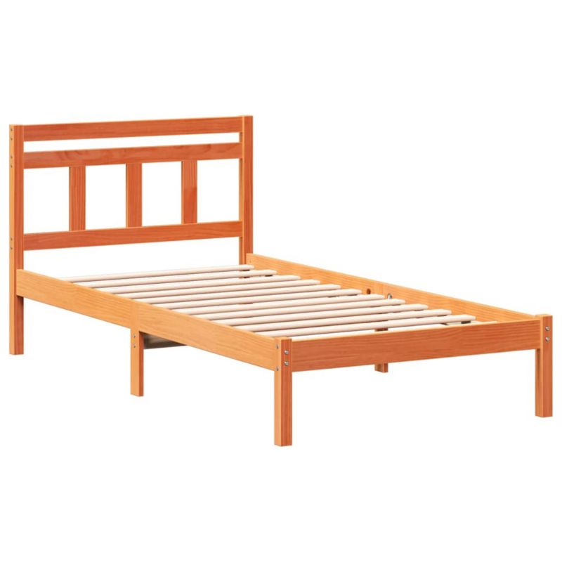 Rama łóżka WaszeMeble 80x200 cm Brązowy sosna WM-872346 1 szt.