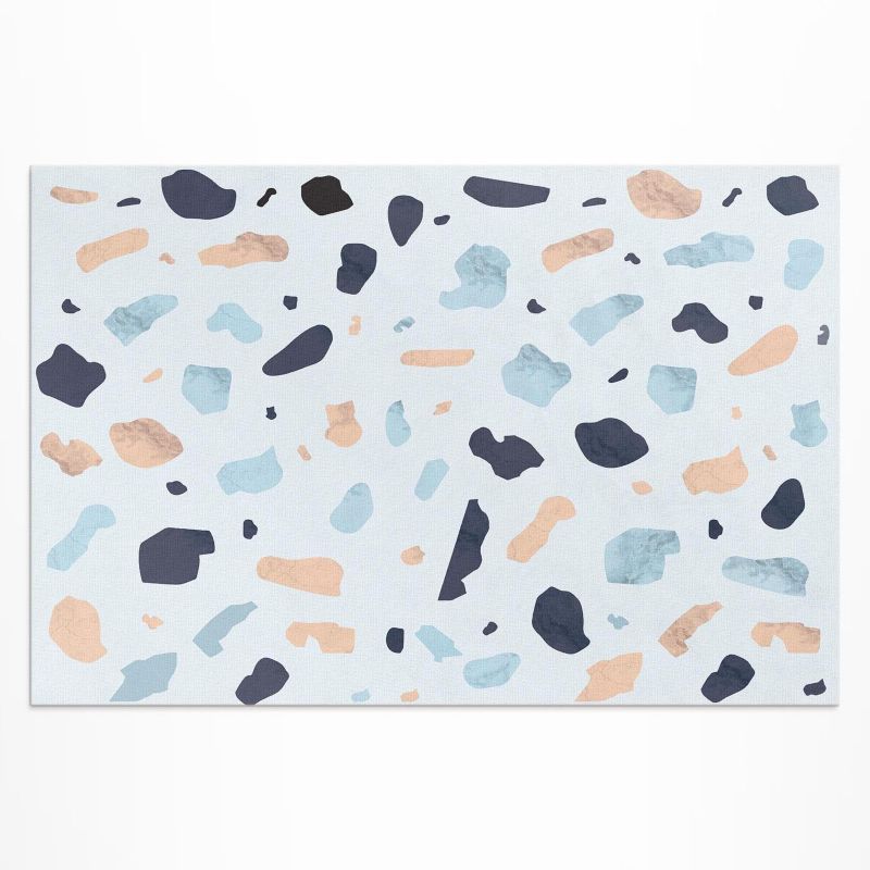 Winylowy Chodnik Zewnętrzny Wallfluent 140x210 cm Ozdobny gres w pastelowych barwach 1 szt.